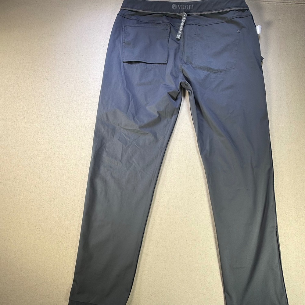 Vuori Mens 38 Meta Pant  Grey Technical Chino Performance Trousers Classic Nice - Picture 15 of 16
